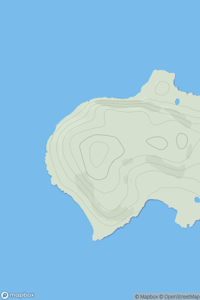 Thumbnail image for An Cnap [Oban to Loch Fyne] [NM793105] showing contour plot for surrounding peak